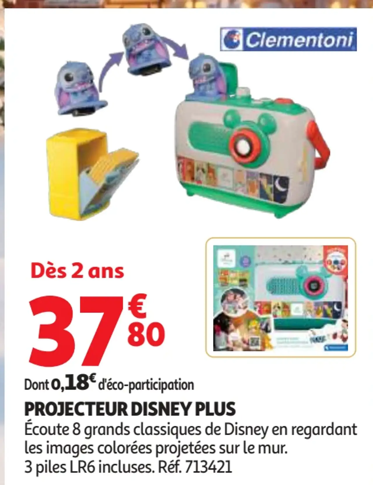 Projecteur Disney Plus Clementoni