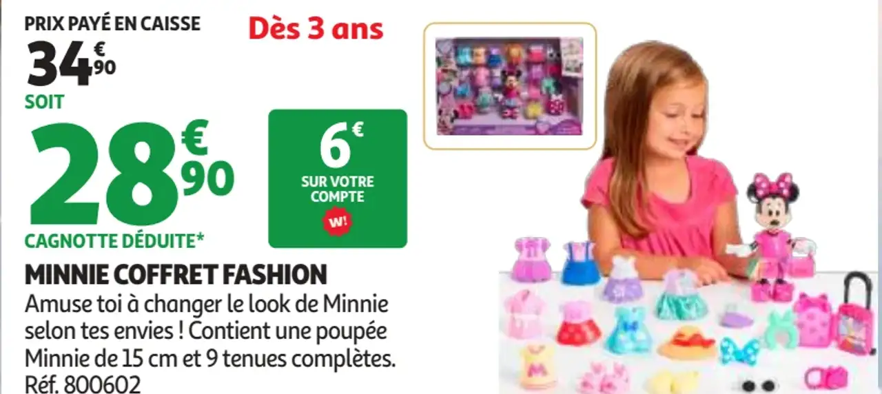 Minnie coffret fashion