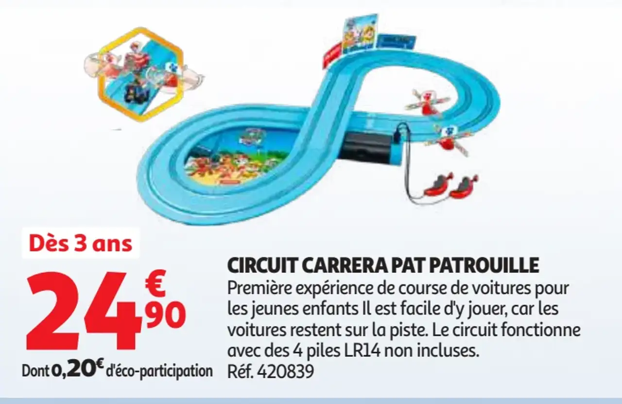 Circuit Carrera Pat' Patrouille