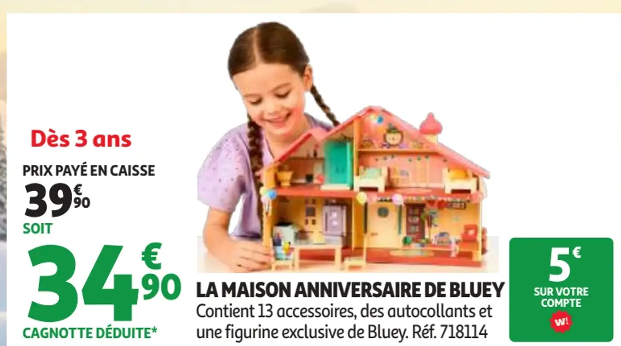 LA MAISON ANNIVERSAIRE DE BLUEY