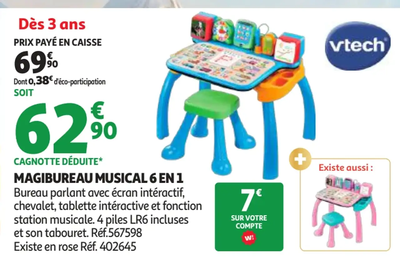 MAGIBUREAU MUSICAL 6 EN 1