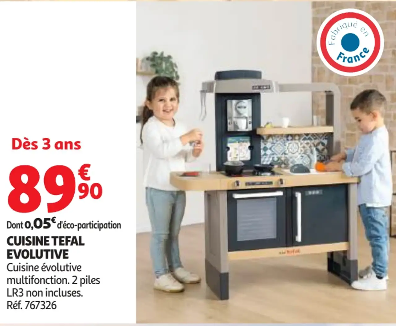 Cuisine Tefal Evolutive Smoby