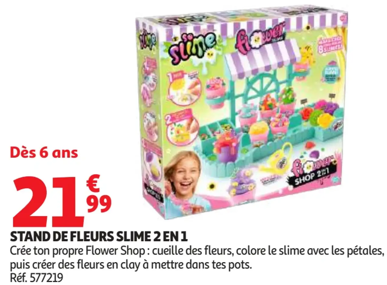 STAND DE FLEURS SLIME 2 EN 1