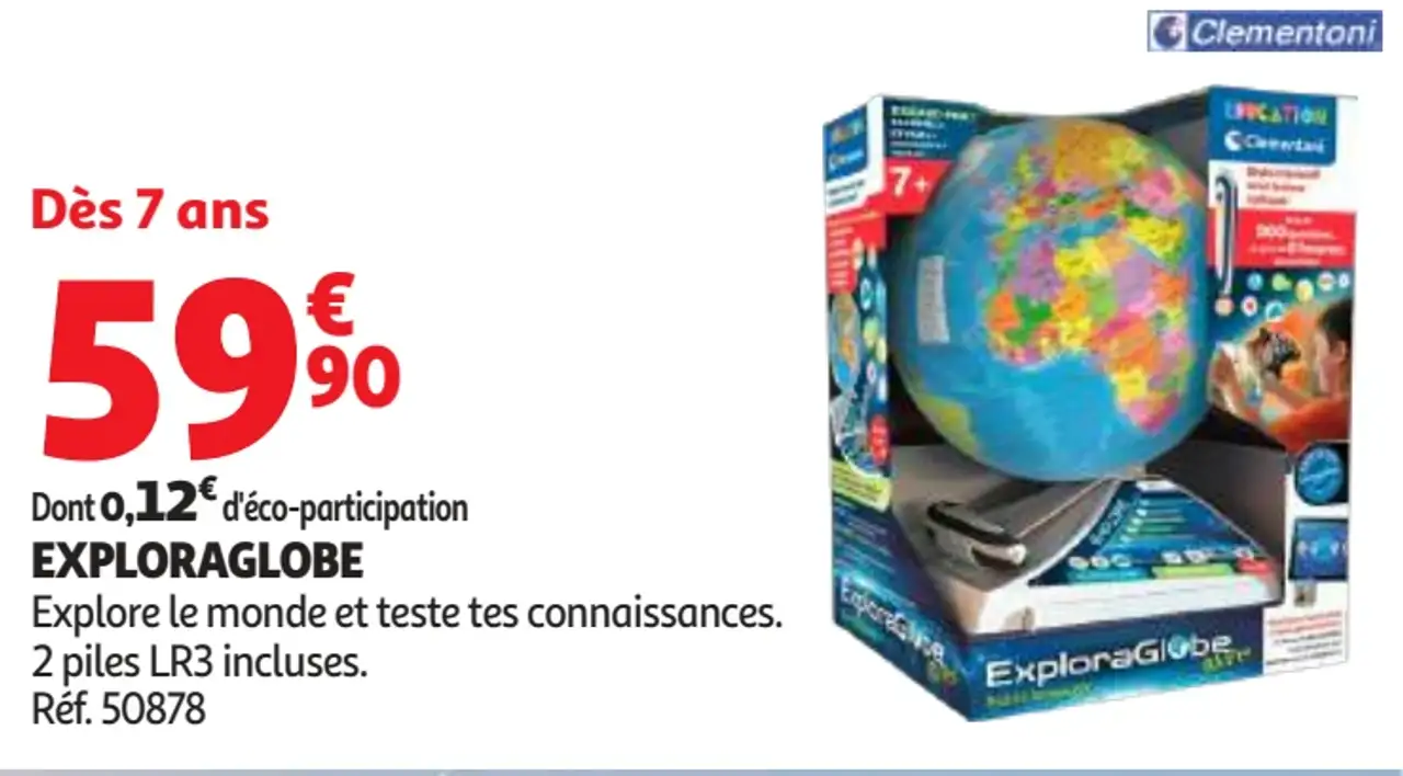 Globe interactif Exploraglobe Clementoni