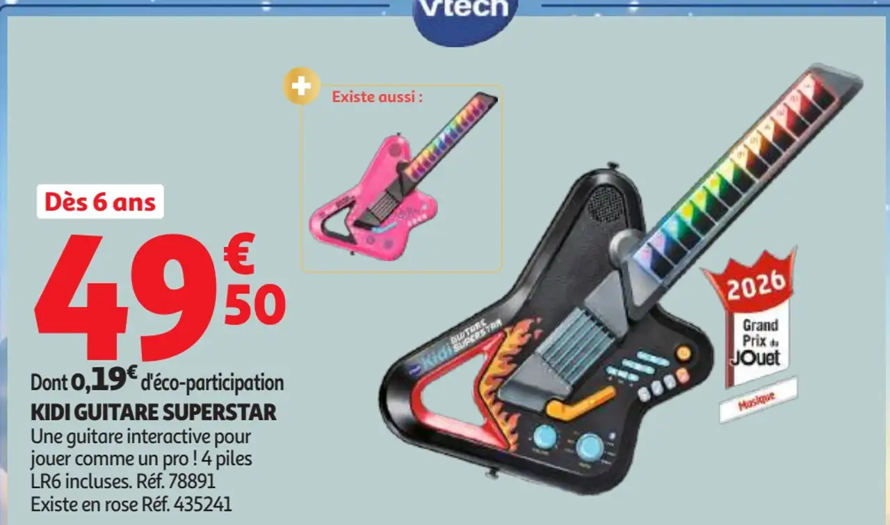 Guitare interactive Kidi Guitare Superstar Vtech