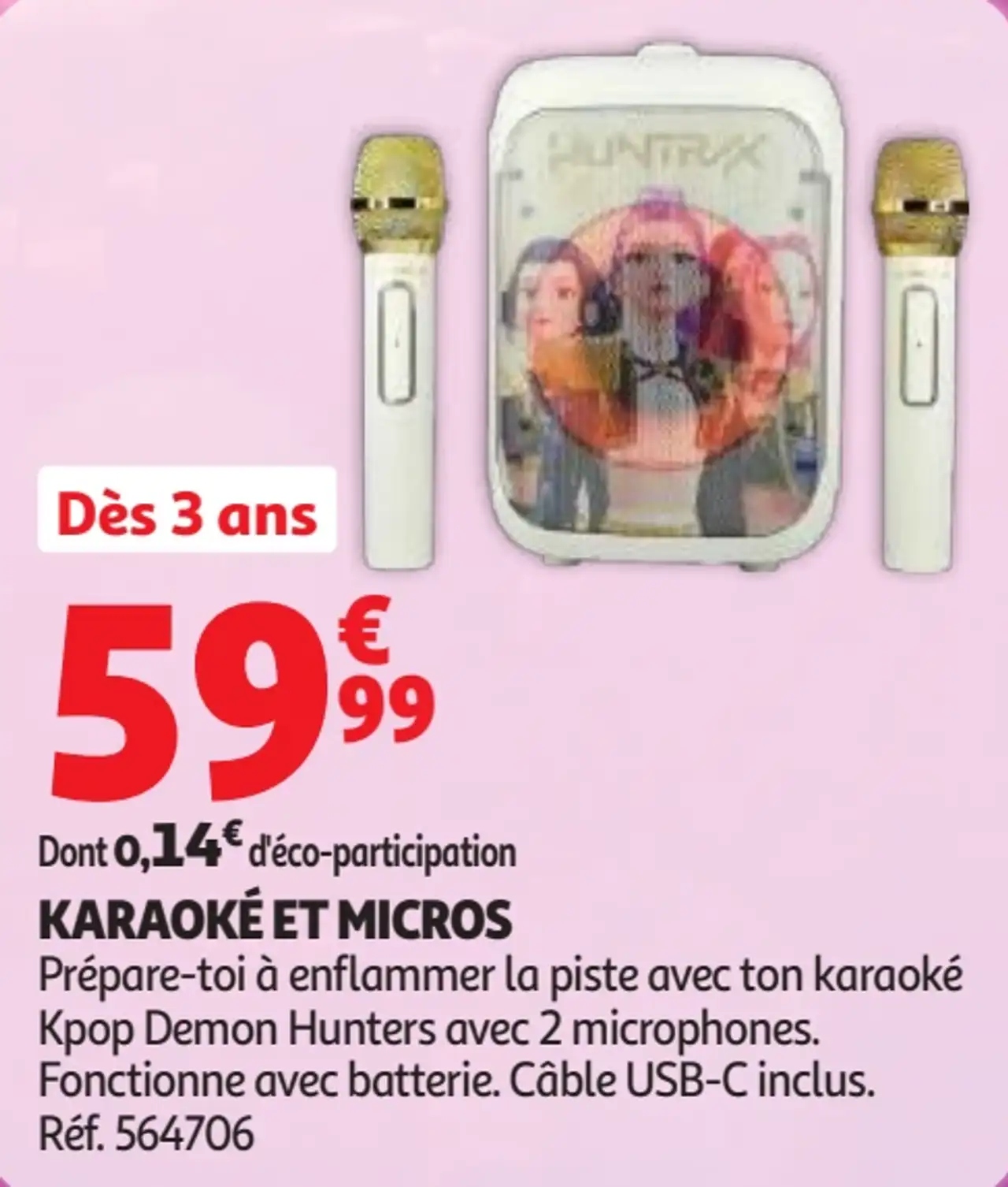 Karaoké et micros K-Pop Demon Hunters
