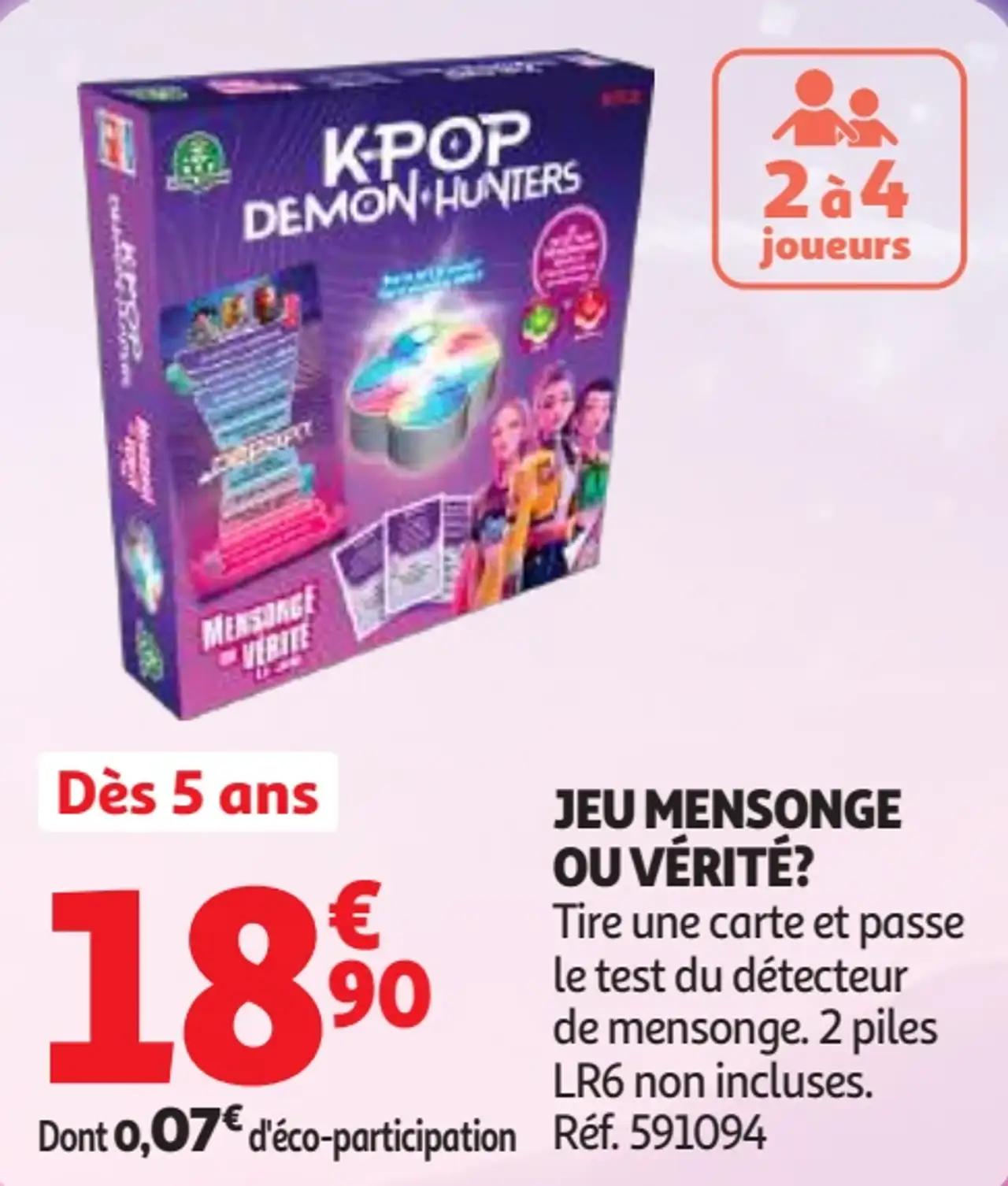Jeu Mensonge ou Vérité K-Pop Demon Hunters