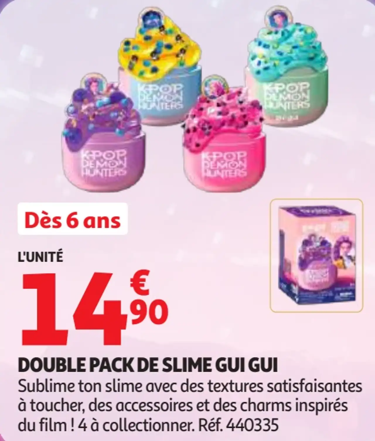 Double pack de slime Gui Gui K-Pop Demon Hunters
