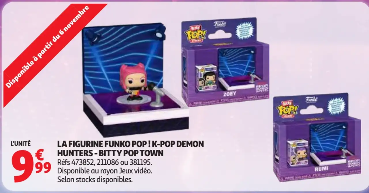 LA FIGURINE FUNKO POP ! K-POP DEMON HUNTERS - BITTY POP TOWN
