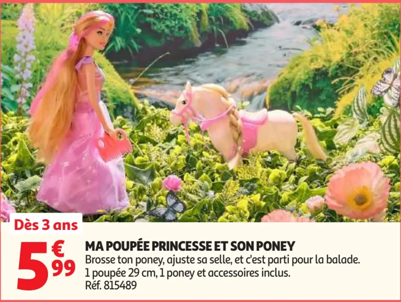Ma poupée princesse et son poney One Two Fun