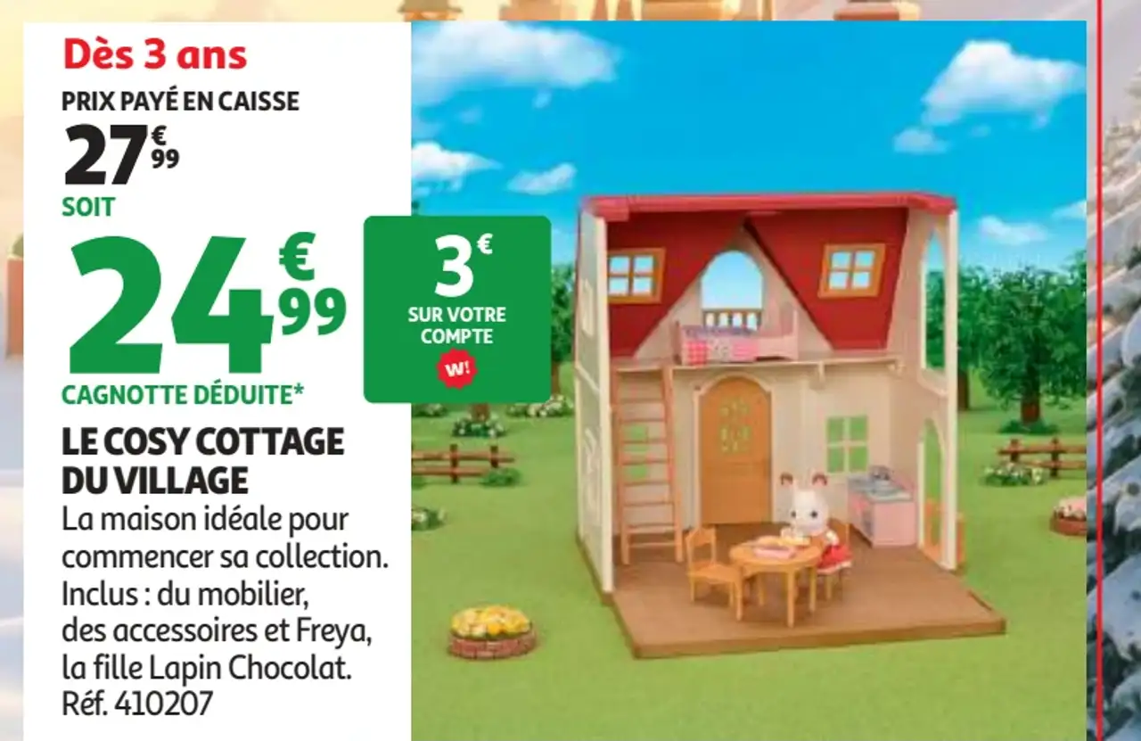 Sylvanian Families Le cosy cottage du village