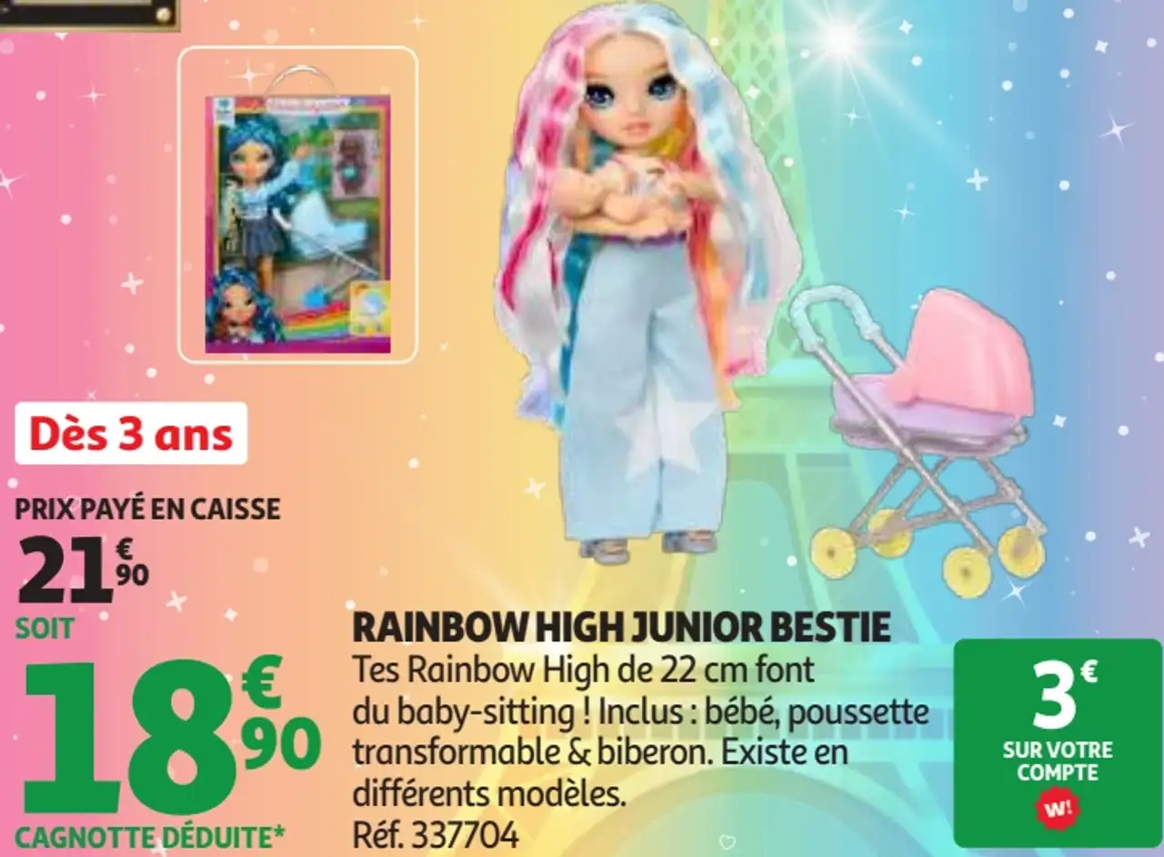 Poupée RAINBOW HIGH JUNIOR BESTIE