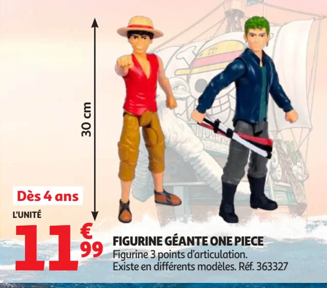 Figurine géante One Piece 30 cm