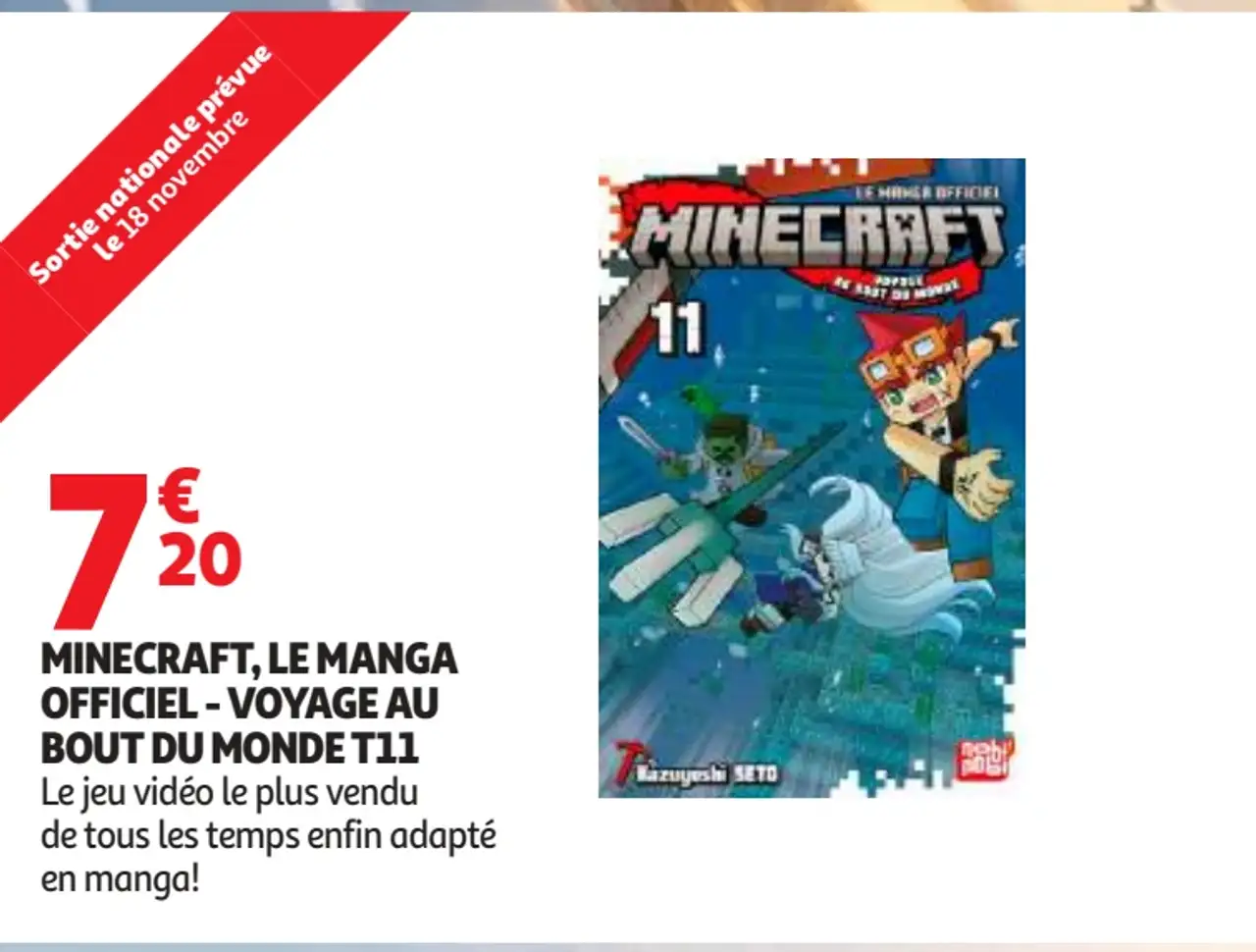 Minecraft, le manga officiel - Voyage au bout du monde T11