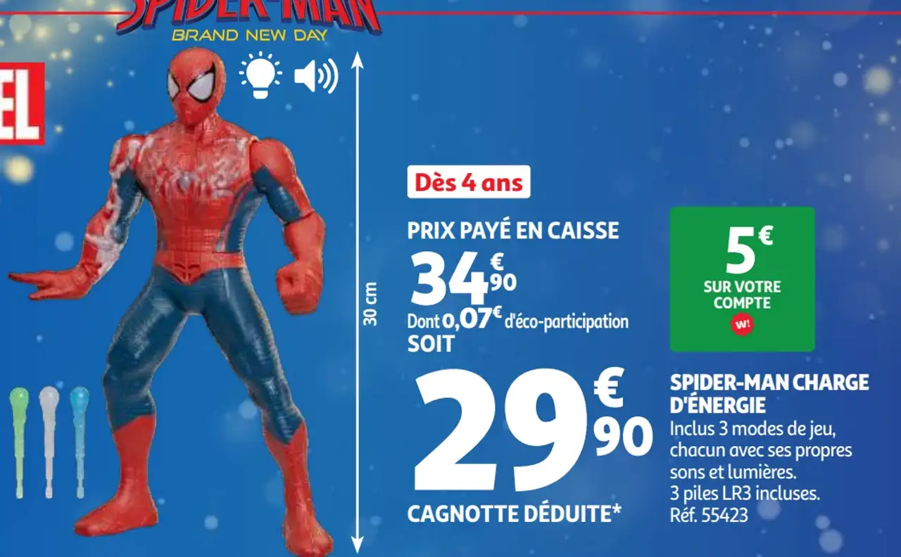 SPIDER-MAN CHARGE D'ÉNERGIE