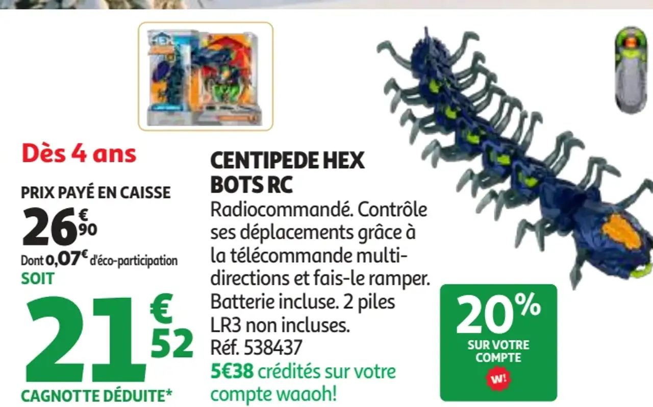 Centipede Hex Bots RC