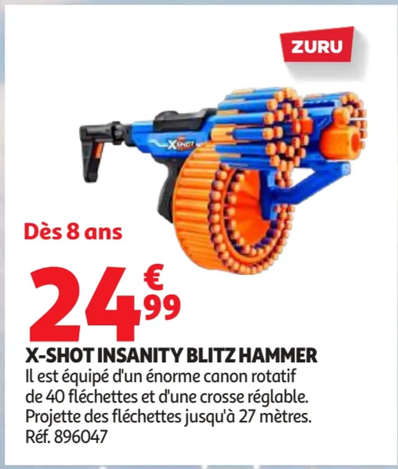 Blaster X-Shot Insanity Blitz Hammer Zuru