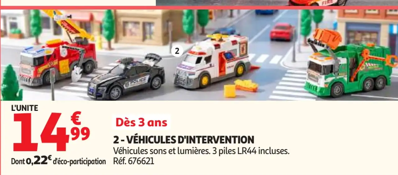 Véhicules d'intervention One Two Fun