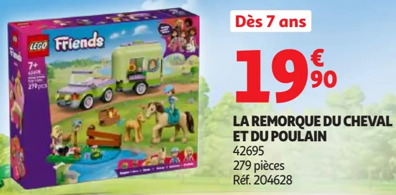 LEGO Friends La remorque du cheval et du poulain