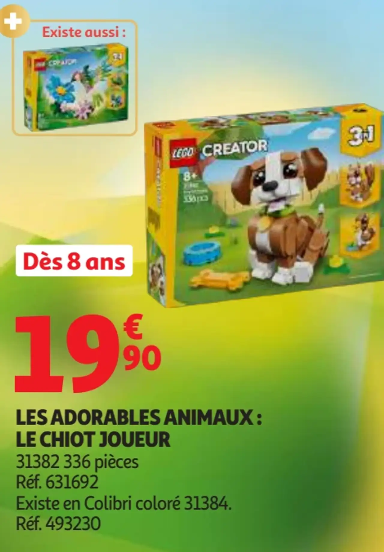 LEGO Creator Les adorables animaux : Le chiot joueur