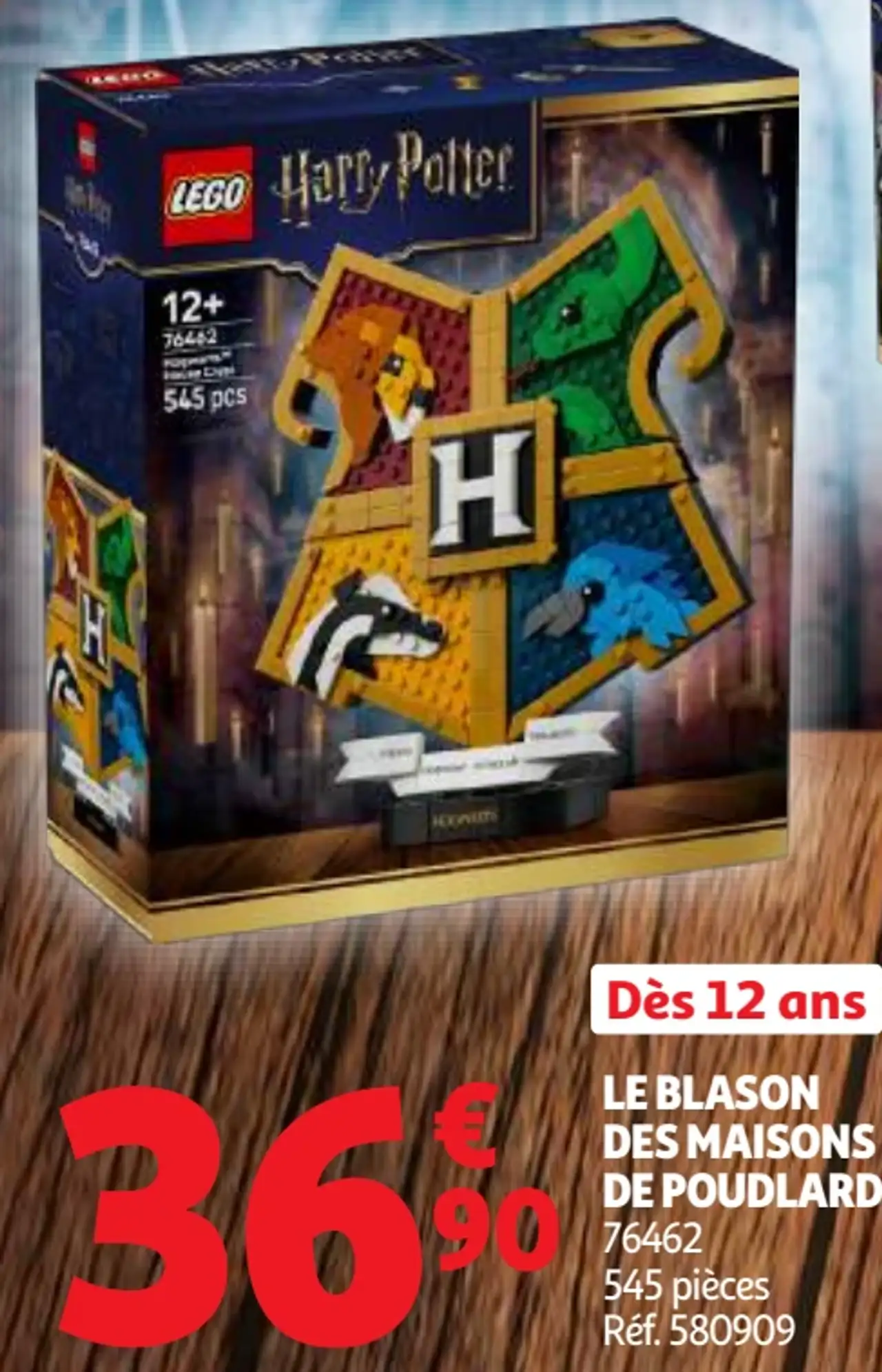 LEGO Harry Potter Le Blason des Maisons de Poudlard 76462