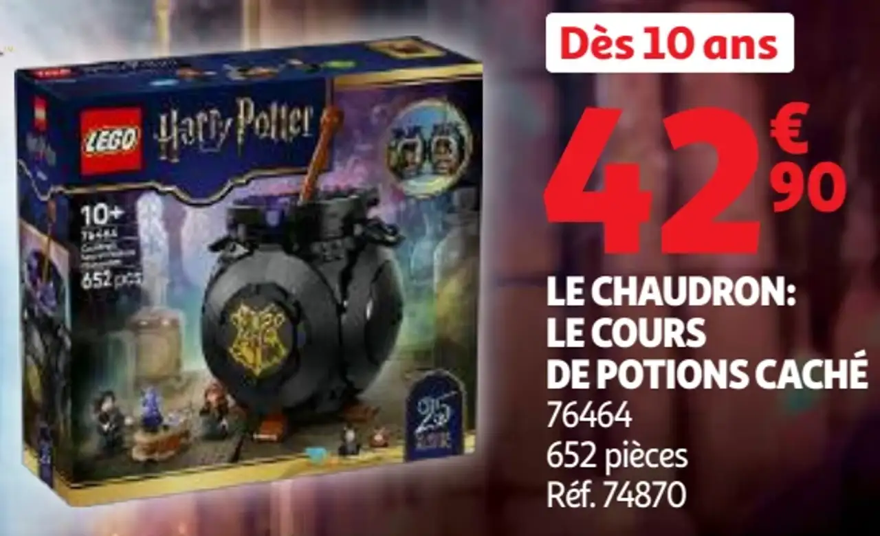 LEGO Harry Potter Le Chaudron: Le Cours de Potions Caché 76464