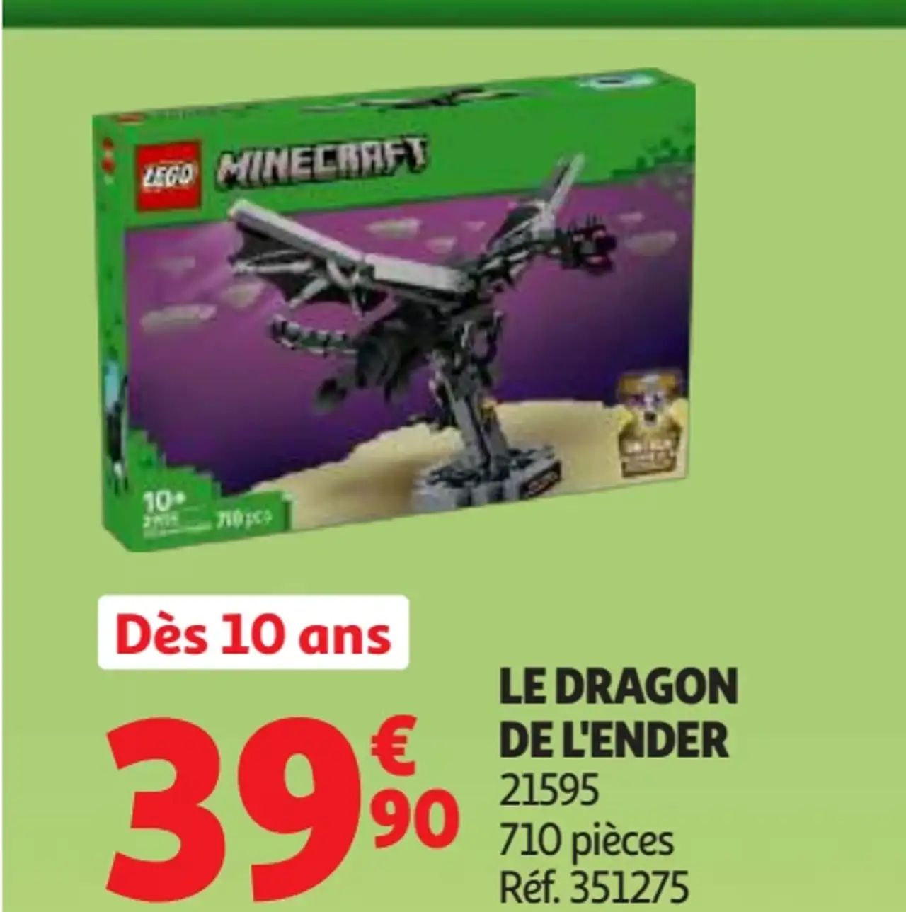 LEGO Minecraft LE DRAGON DE L'ENDER 21595