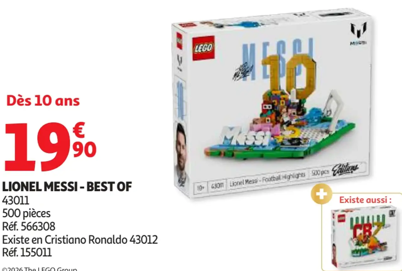 LEGO Editions LIONEL MESSI - BEST OF 43011