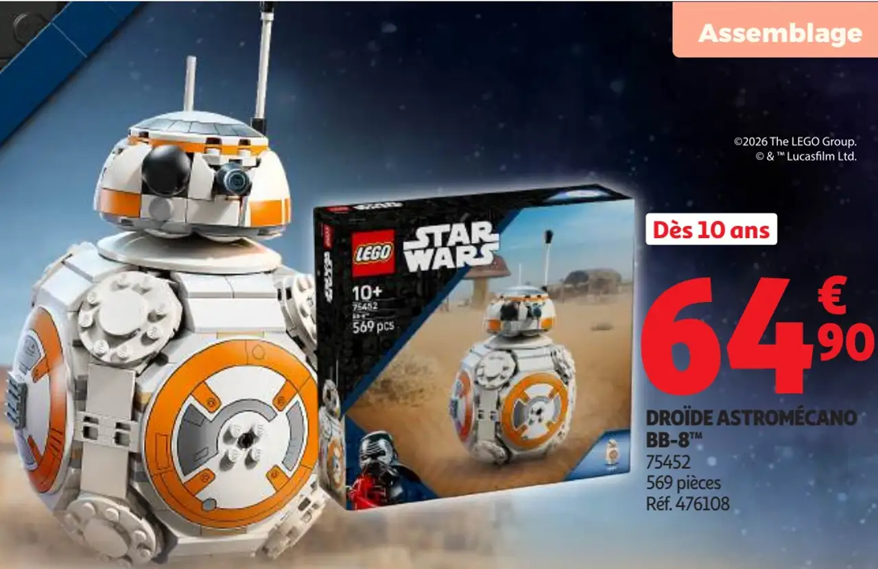 LEGO Star Wars Droïde Astromécano BB-8™ 75452