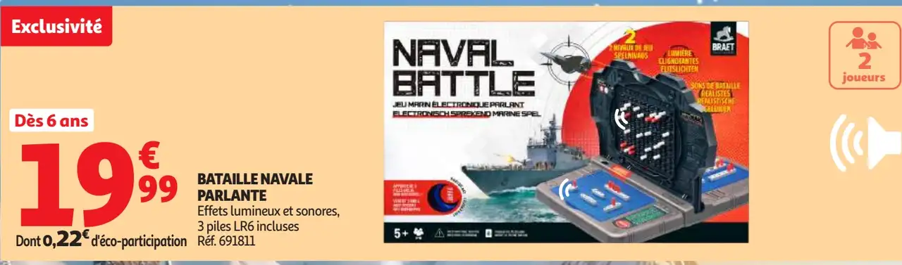 Jeu de société Bataille Navale Parlante Braet