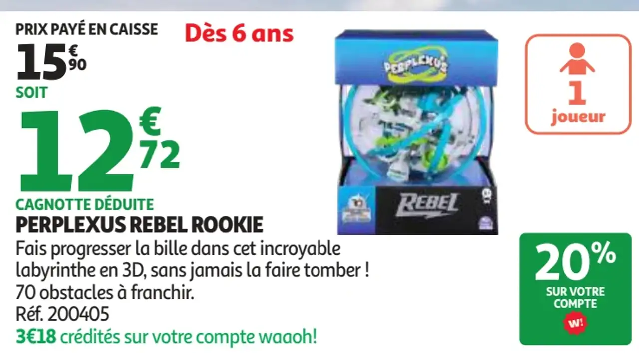 Jeu d'adresse Perplexus Rebel Rookie