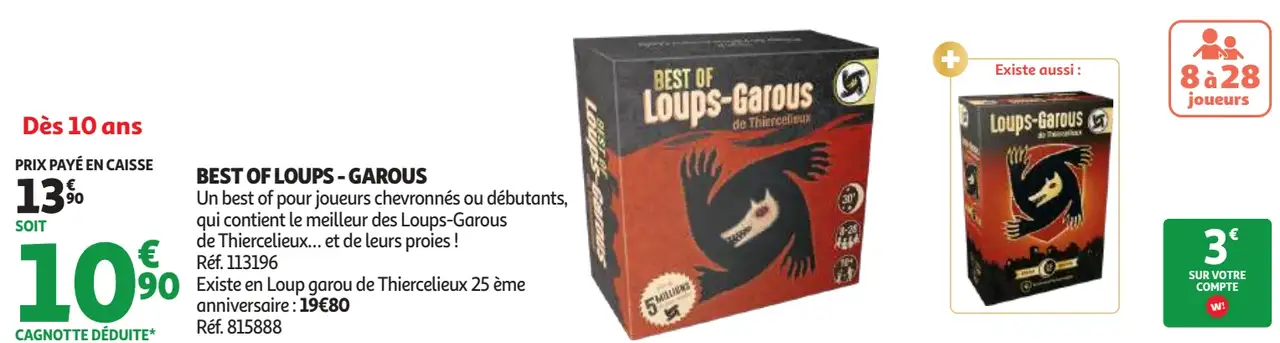 Jeu de société Best of Loups-Garous de Thiercelieux