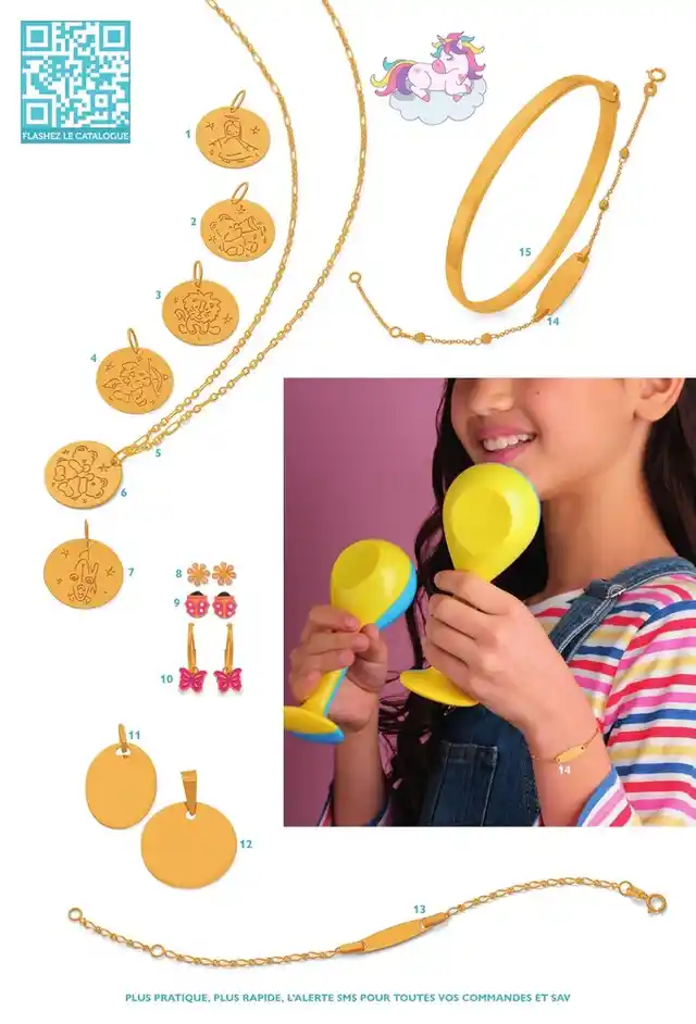 newspaper image - Pendentif médaille ovale enfant en or à graver - E.Leclerc