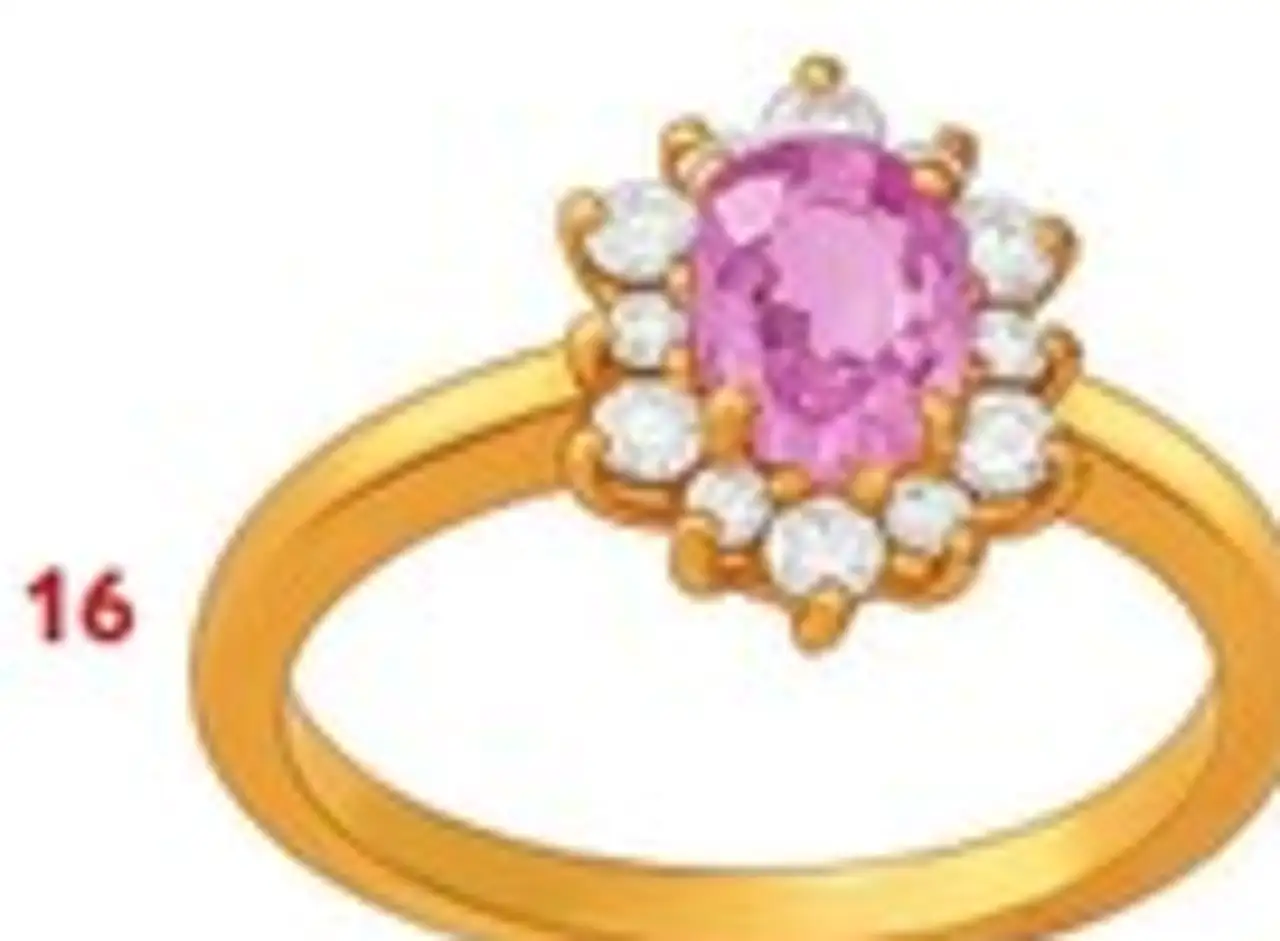 Bague Or 18 carats et pierres le manège à bijoux N°16