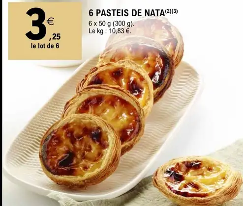 - 6 Pasteis de Nata - E.Leclerc