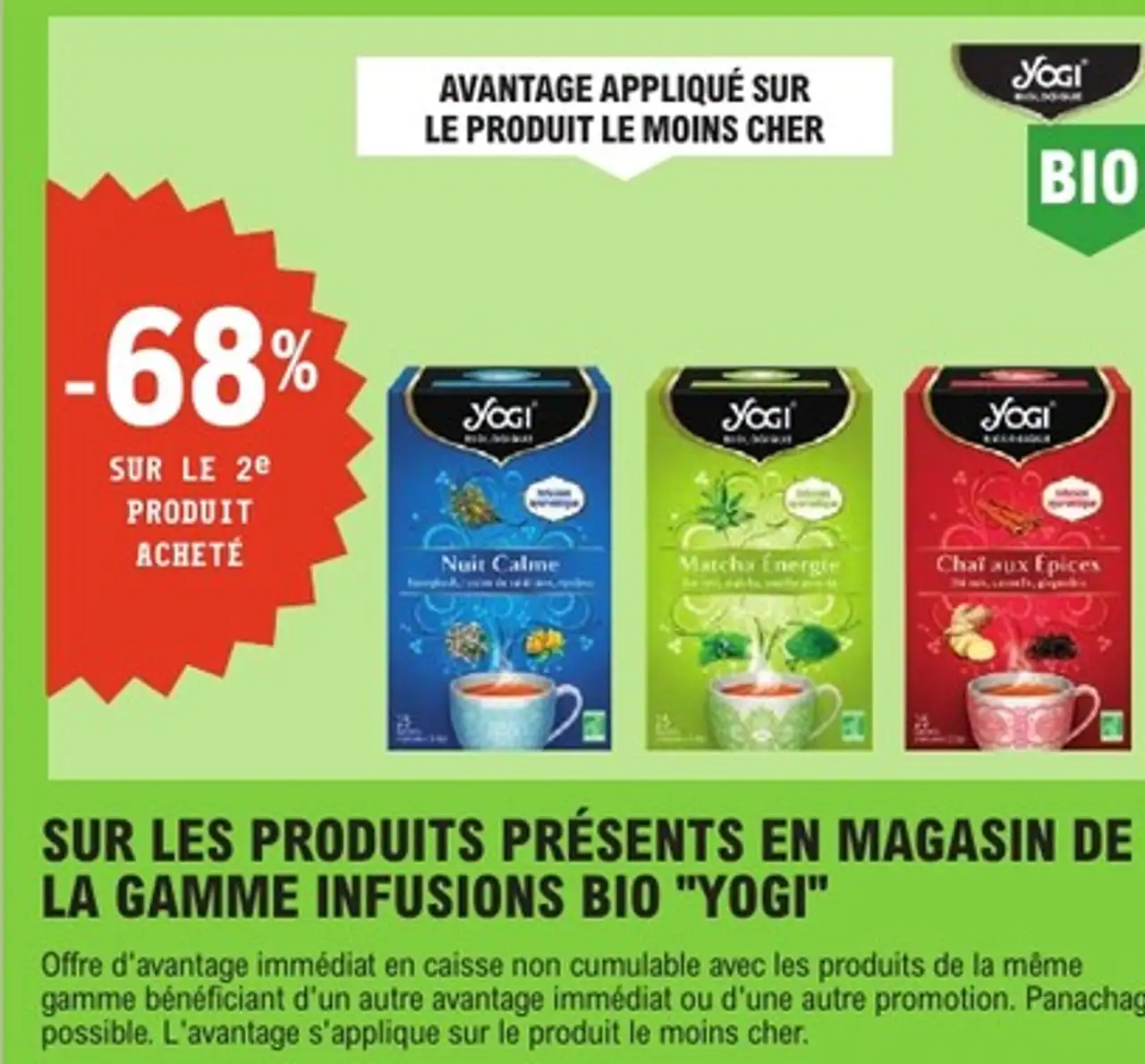 Infusions bio Yogi
