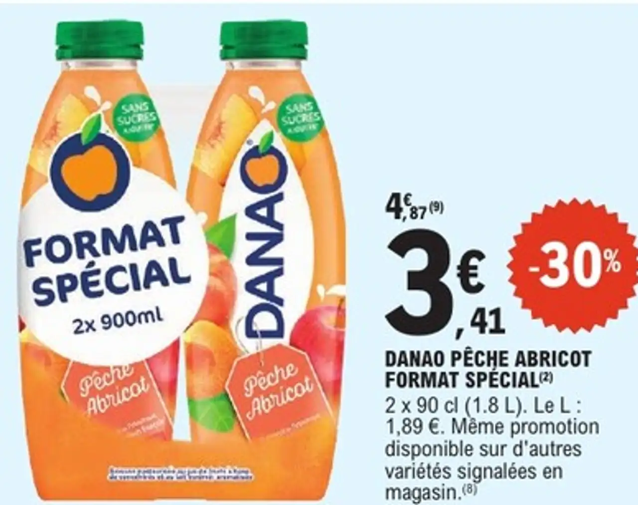 Danao pêche abricot format spécial