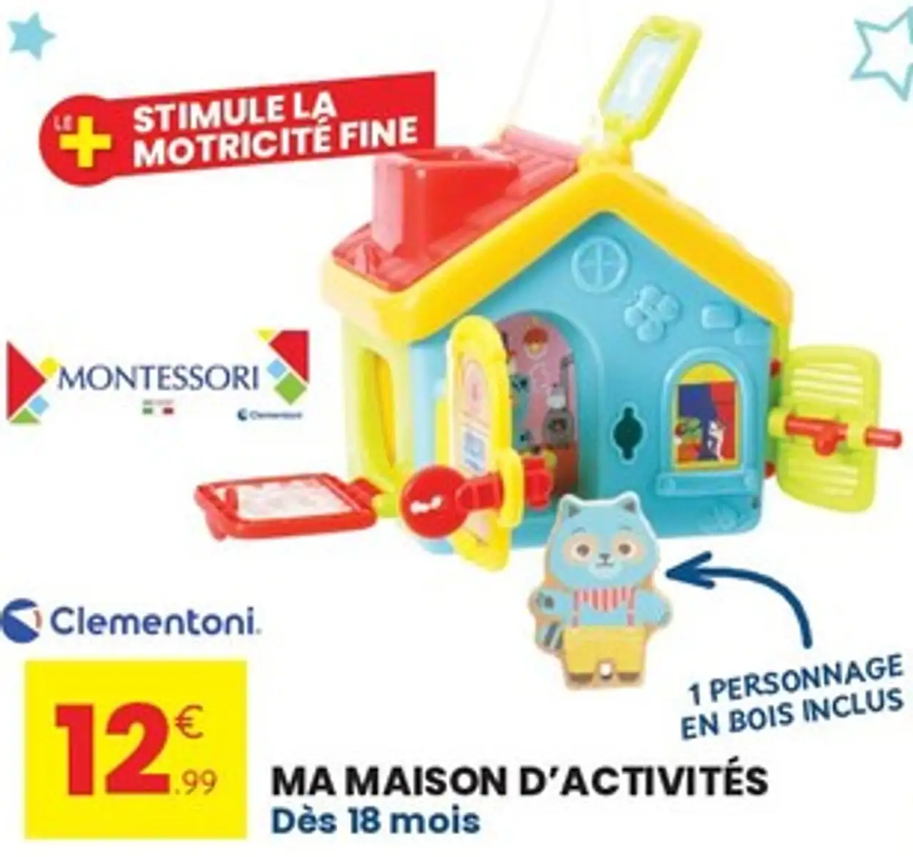 Ma maison d'activités Clementoni Montessori