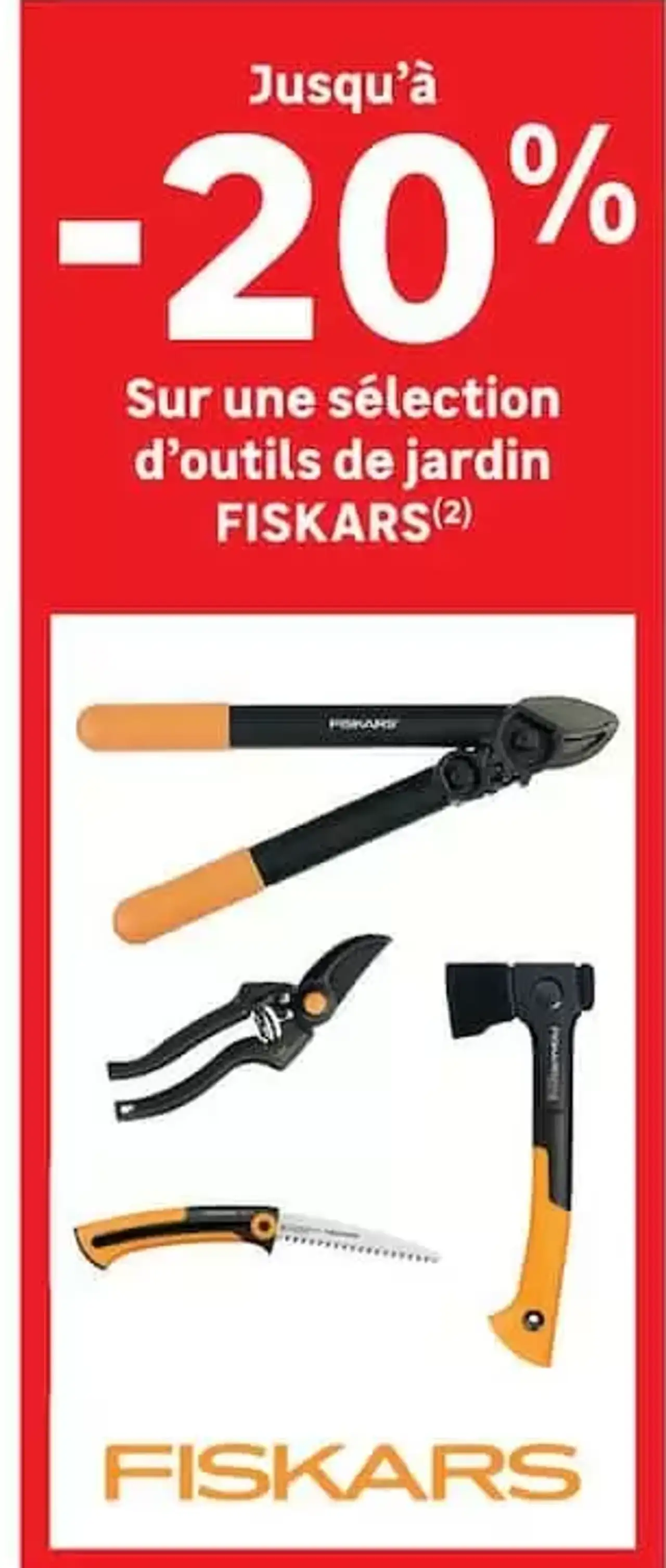 Sélection d'outils de jardin Fiskars