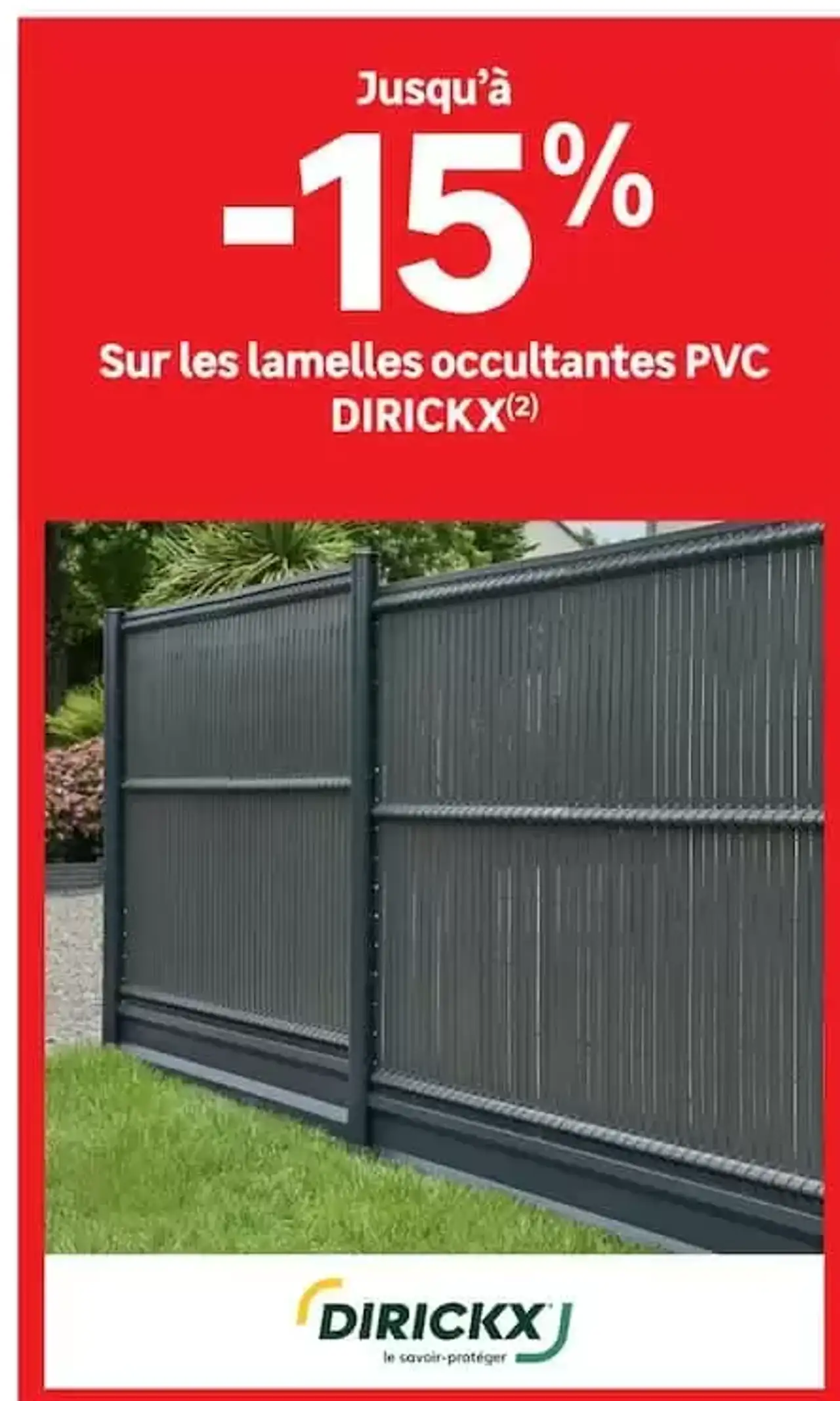 Lamelles occultantes PVC DIRICKX