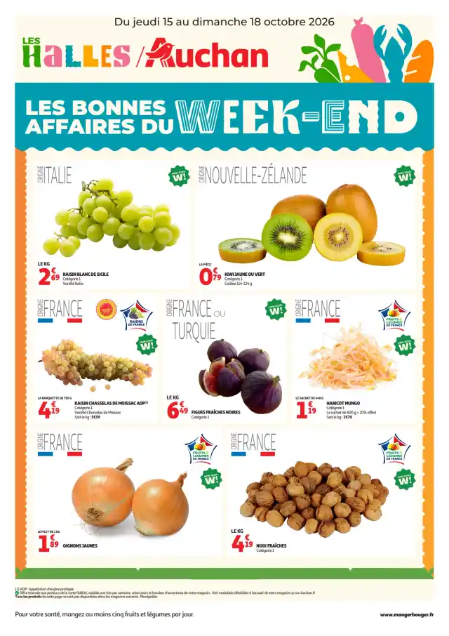 newspaper image - Haricot mungo Origine France - Auchan Hypermarché