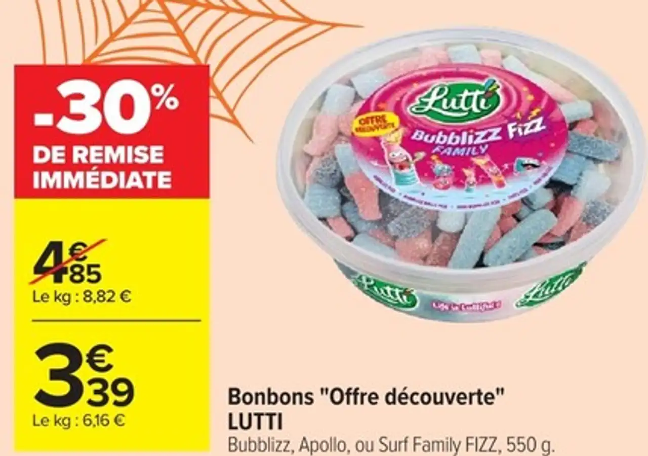 Bonbons "Offre découverte" LUTTI