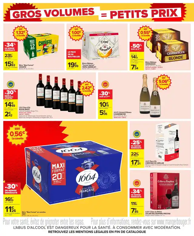 newspaper image - Vin A.O.P. Côtes-du-Rhône CELLIER DES DAUPHINS PRESTIGE - Carrefour