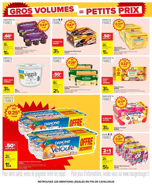 newspaper image - P'tit Yop "Offre Découverte" YOPLAIT - Carrefour
