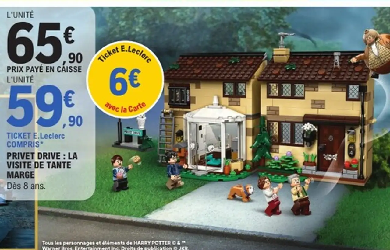 Lego Harry Potter Privet Drive : La visite de tante Marge