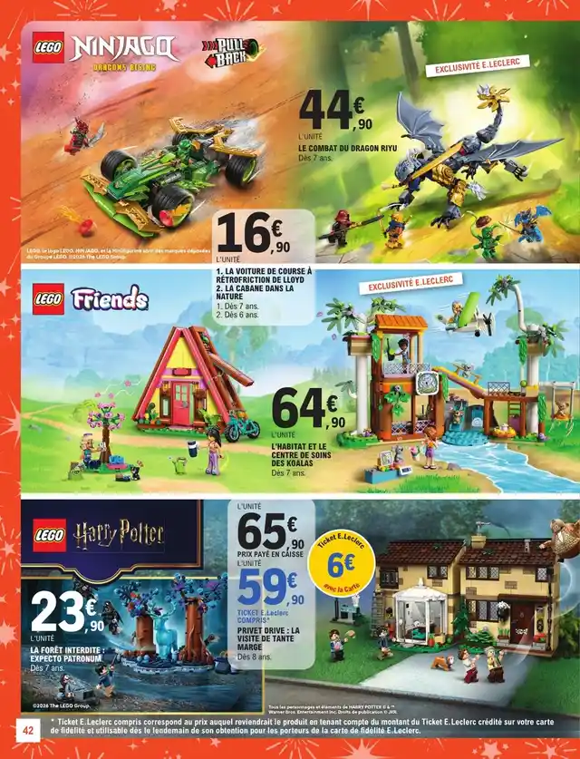 newspaper image - Lego Harry Potter La forêt interdite : Expecto Patronum - E.Leclerc