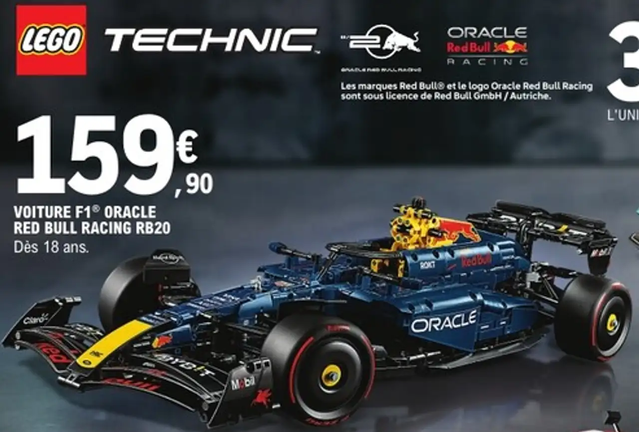 Voiture F1 Oracle Red Bull Racing RB20 LEGO Technic