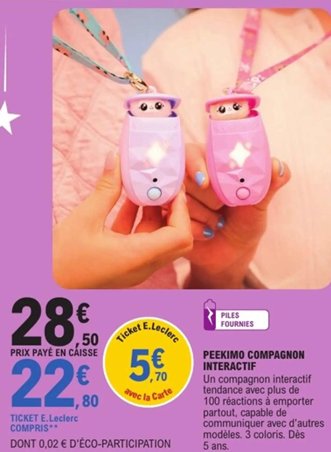Peekimo compagnon interactif