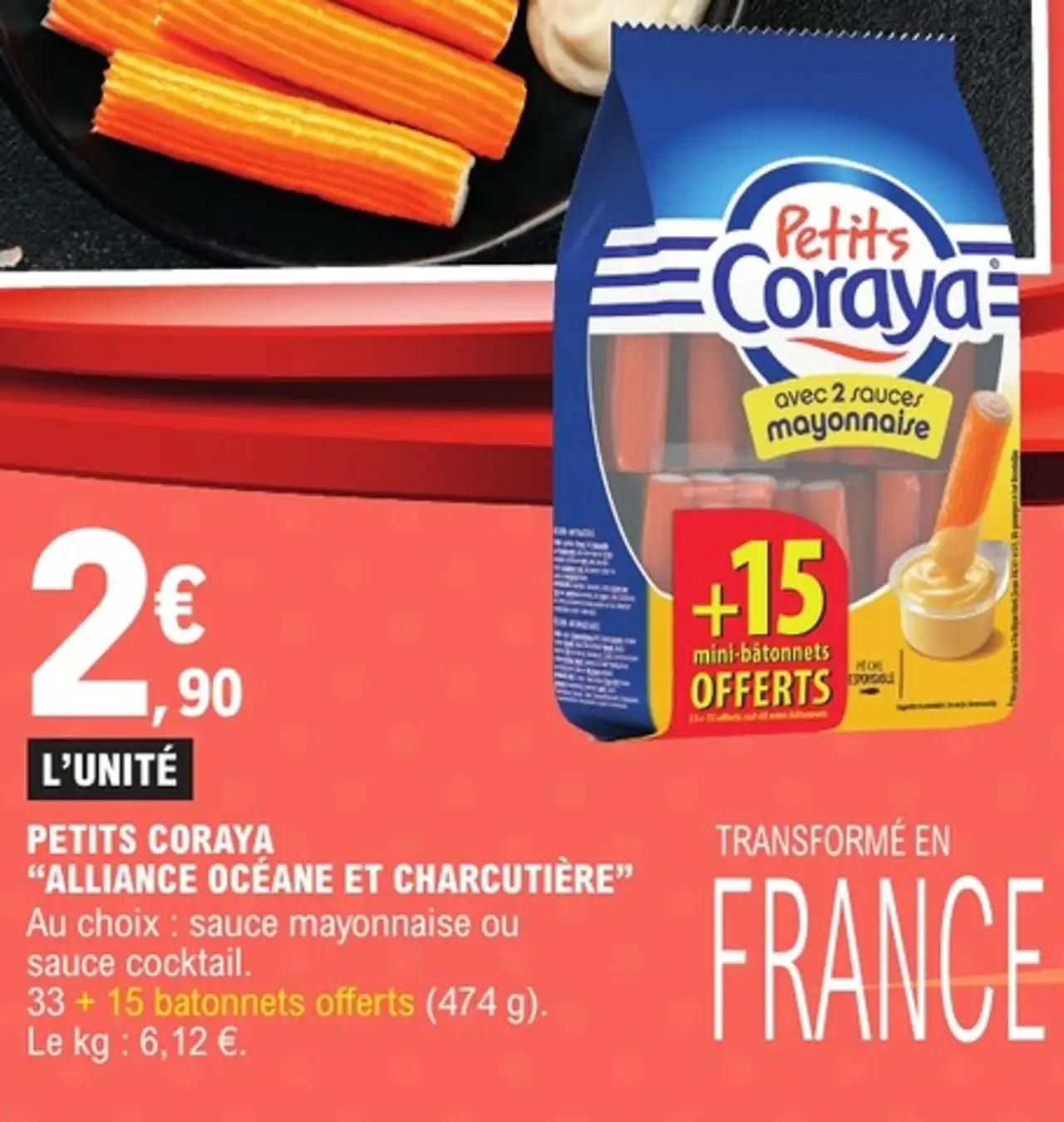 Petits Coraya Alliance Océane et Charcutière