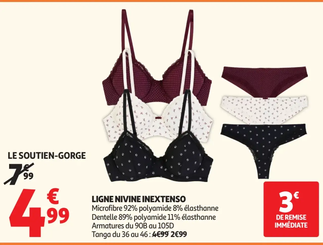 Soutien-gorge Ligne Nivine Inextenso